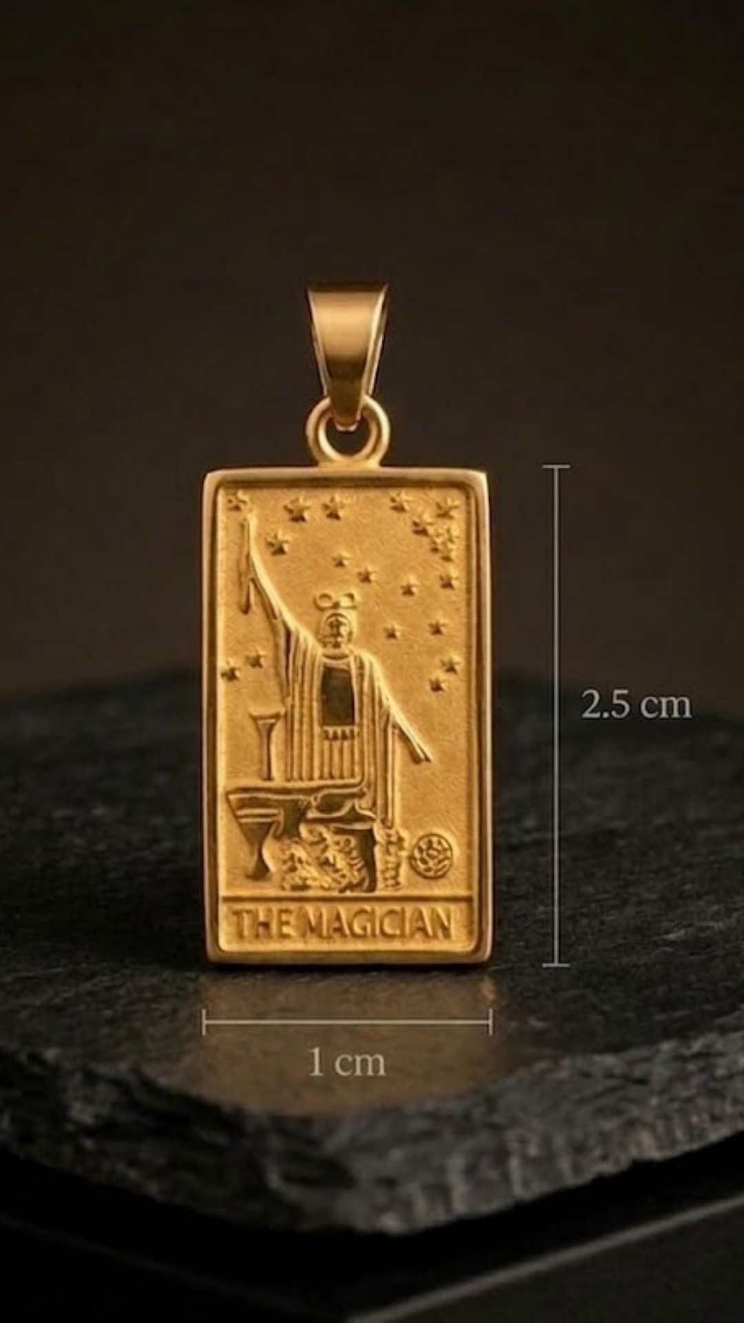 Magician Tarot Necklace | Handmade in 18K Gold | Symbol of Power & Manifestation