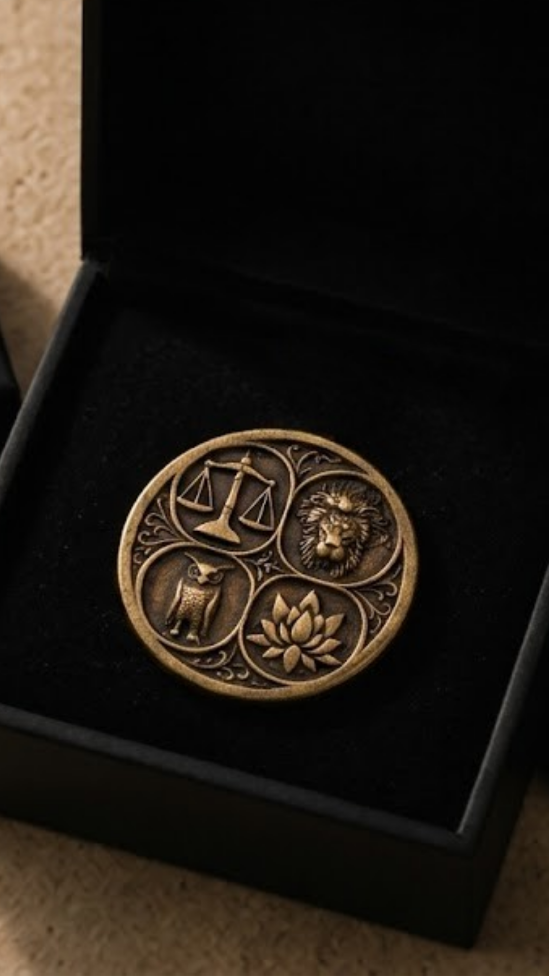 Collar Memento Mori – Colgante Bimetálico | Símbolo de Vida, Muerte y Consciencia | Hecho a Mano en Plata Esterlina 925 y Bronce