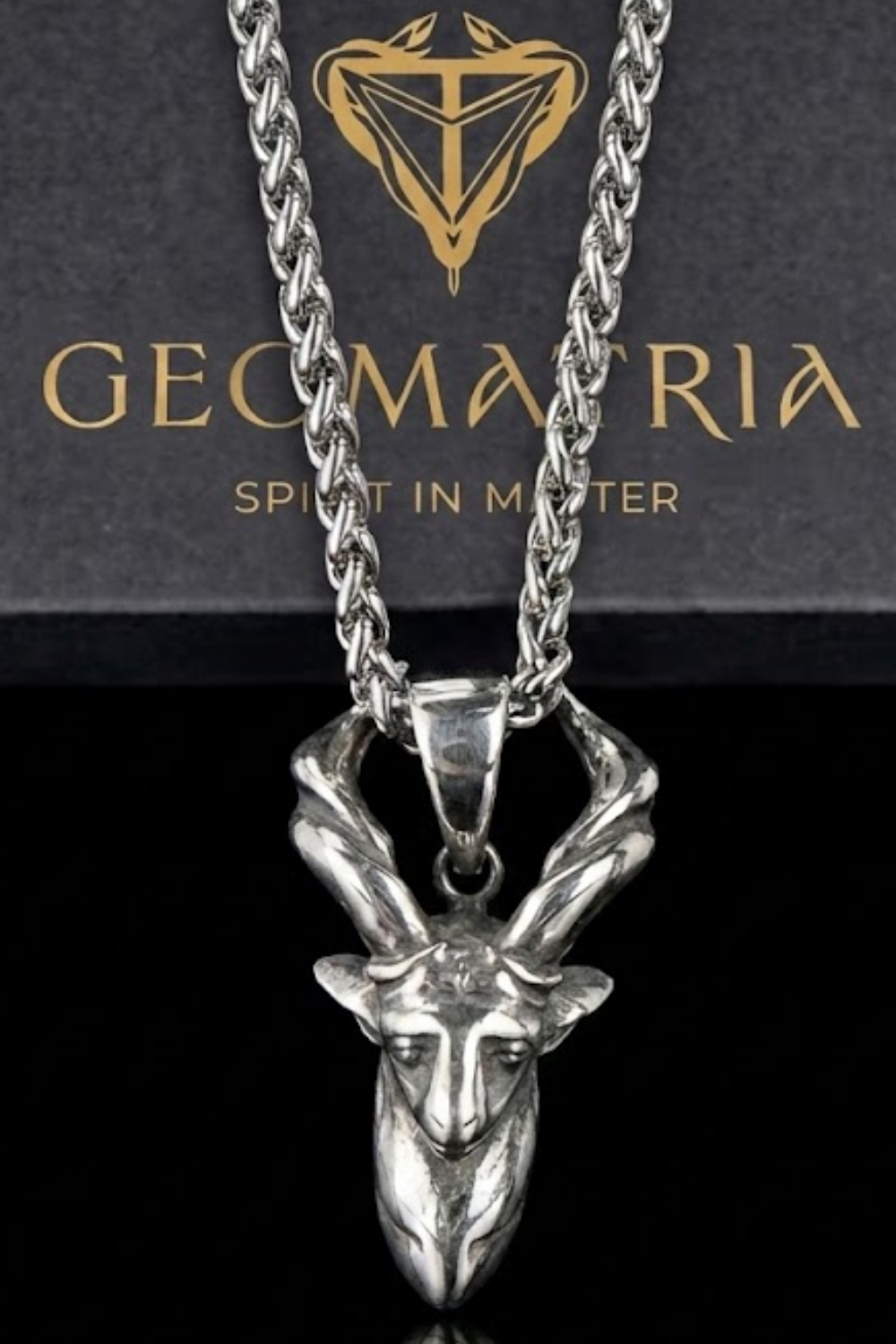 Capricorn Necklace | Symbol of Strength & Success | Astrology Pendant | Handmade in 925 Sterling Silver, 24k Gold Plated, Copper, Bronze