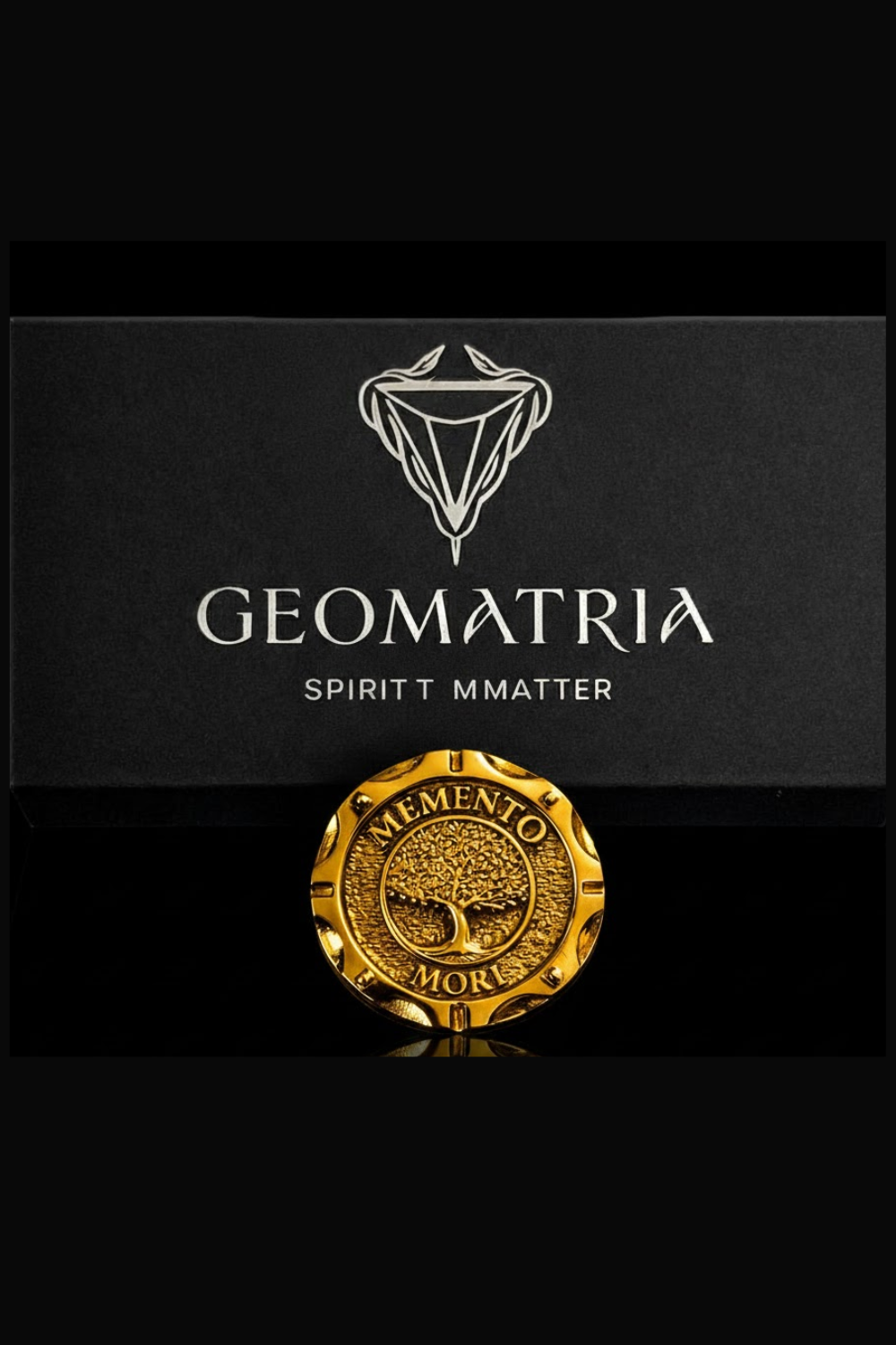 Memento Mori Bodhi Tree of Life Coin | Handmade in 925 Sterling Silver, 24K Gold Plated, Bronze, Copper