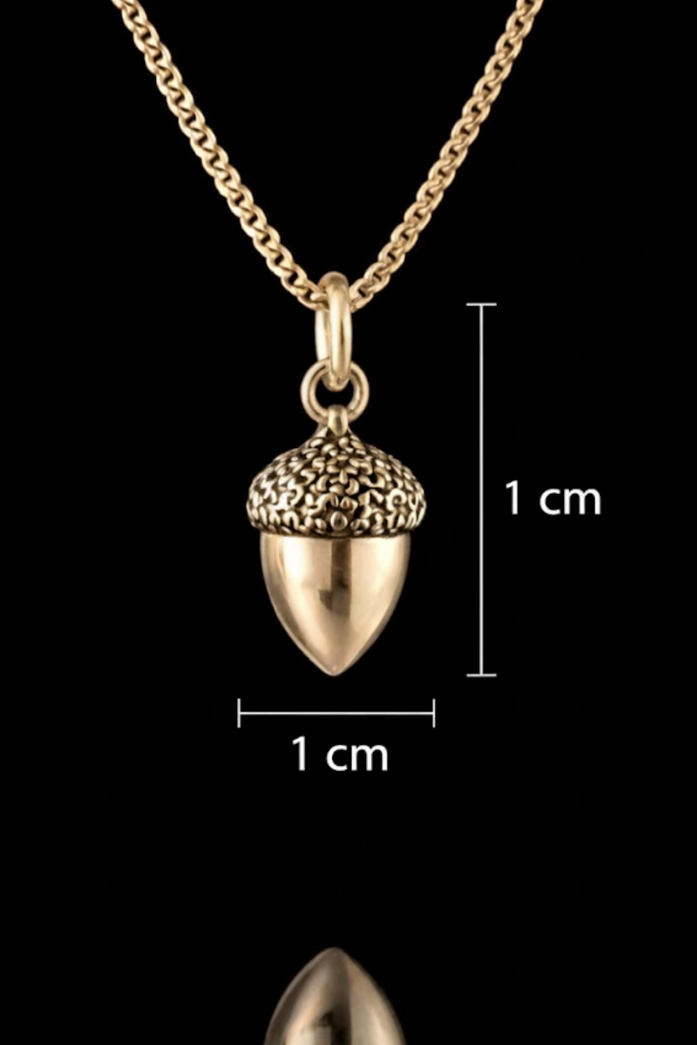 Acorn Necklace – Bronze & Silver-Plated Finish | Limited Edition