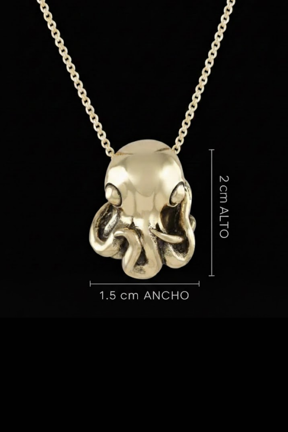 Octopus Necklace – Bronze & Silver-Plated Finish | Limited Edition