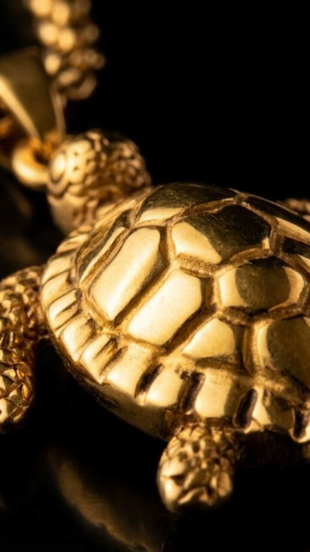 Turtle Necklace | Handmade in 18K Gold | Symbol of Wisdom, Longevity & Protection