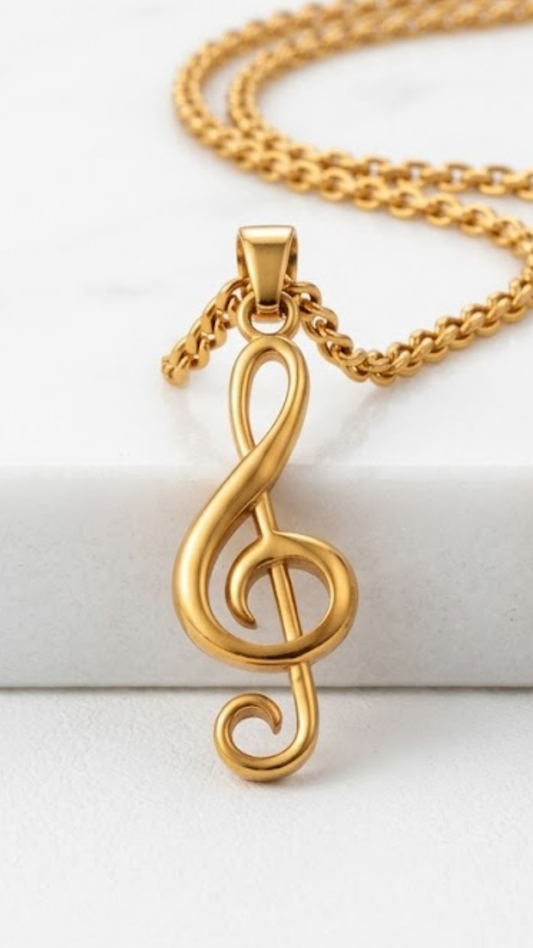 Collar de clave de sol