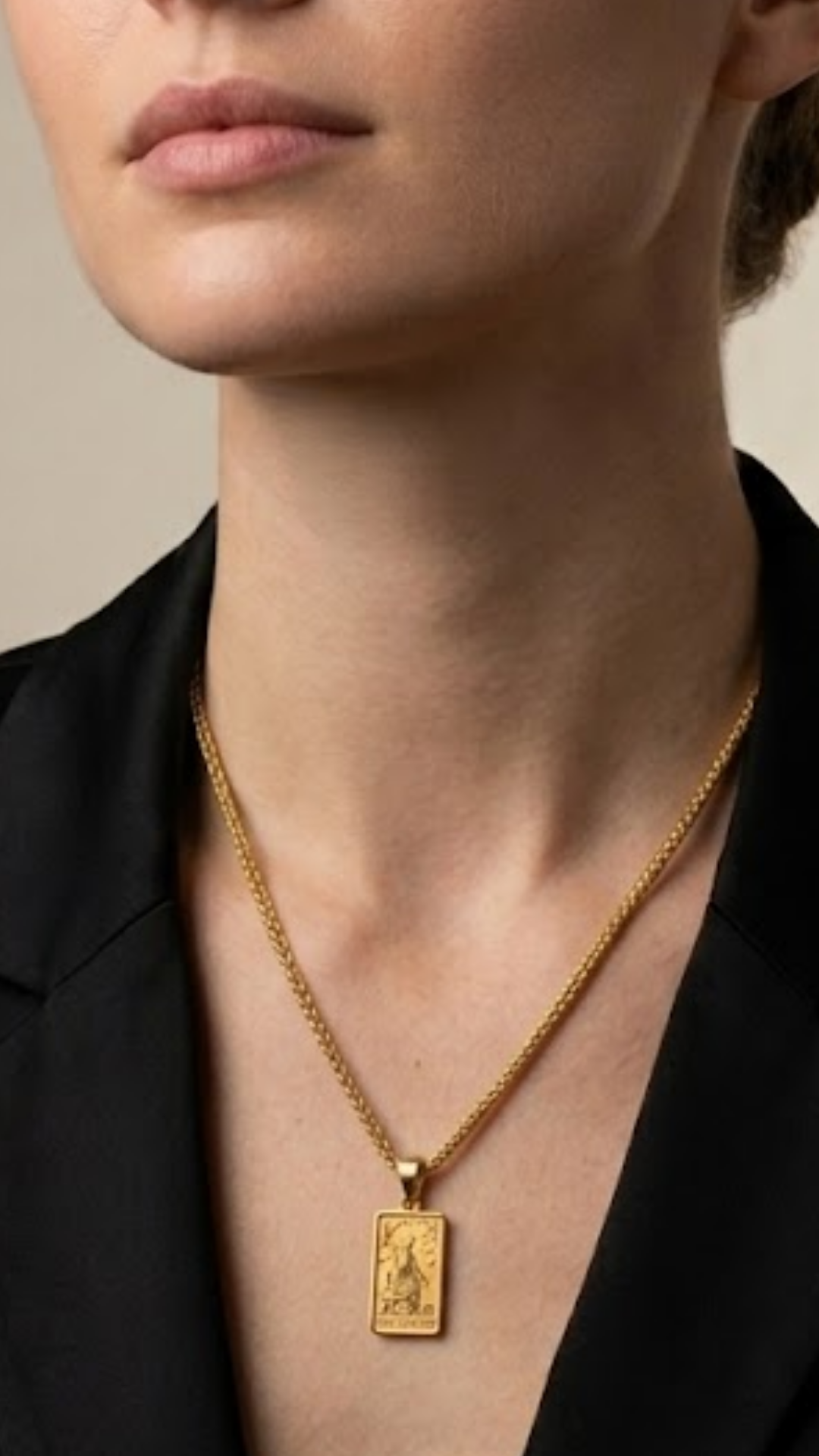 Magician Tarot Necklace | Handmade in 18K Gold | Symbol of Power & Manifestation