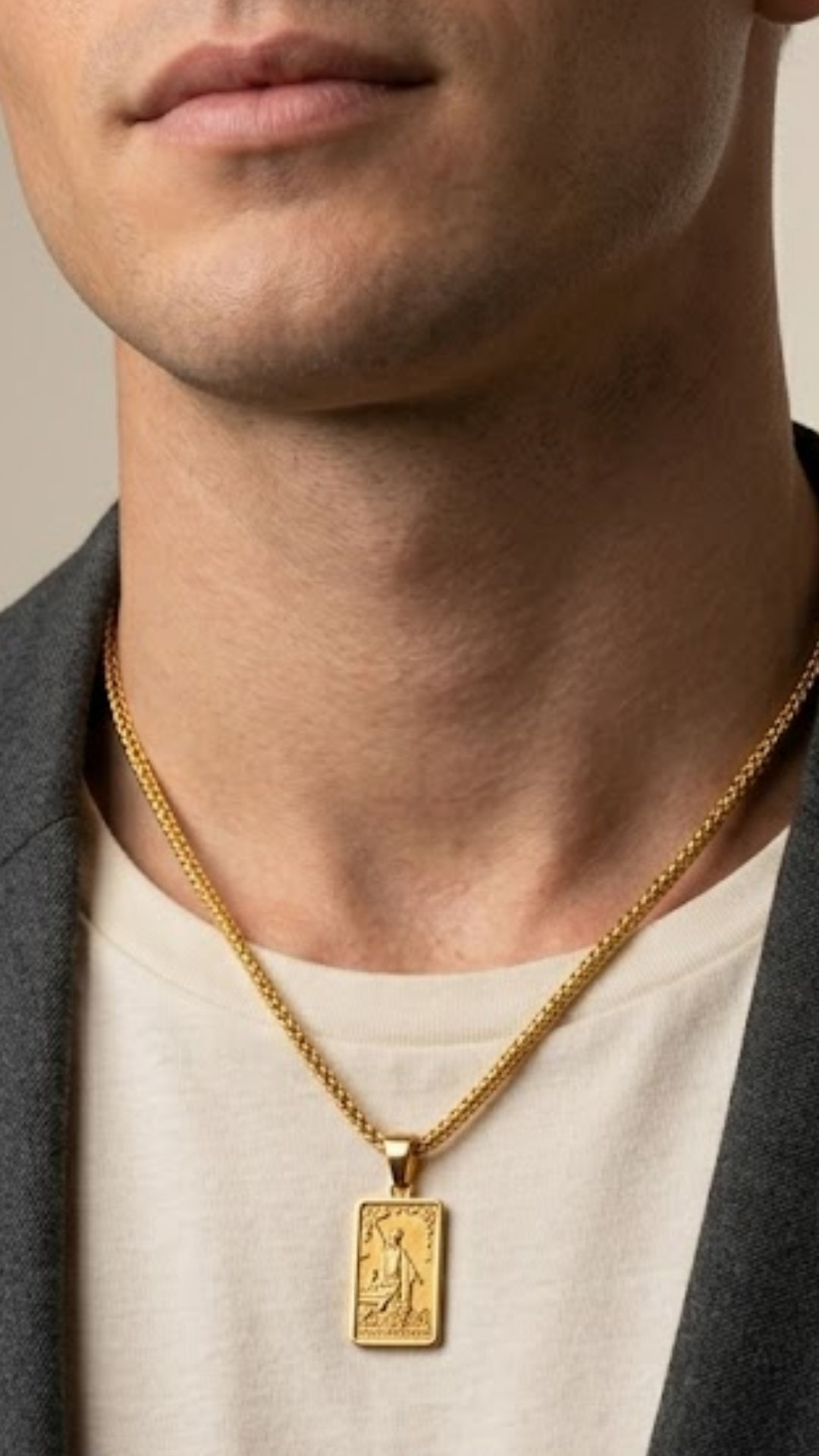 Magician Tarot Necklace | Handmade in 18K Gold | Symbol of Power & Manifestation
