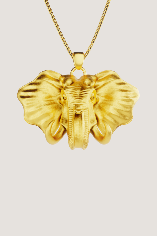 Ganesha Necklace – Hindu Symbol of Guidance, Strength & Abundance in 18K Gold