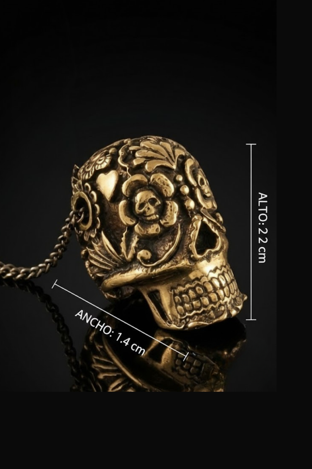 Collar Cabeza de Cuervo | Símbolo de Sabiduría, Transformación y Misterio | Hecho a mano en Plata 925, Baño de Oro 24K, Bronce