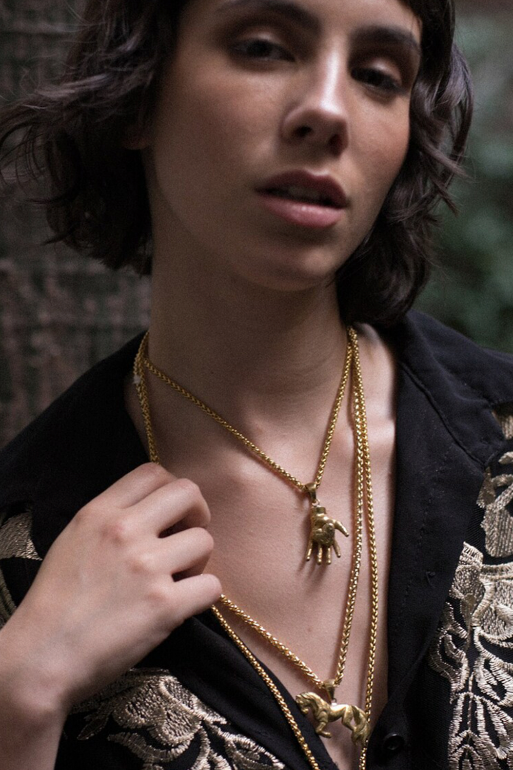 Collar de caballo al galope 