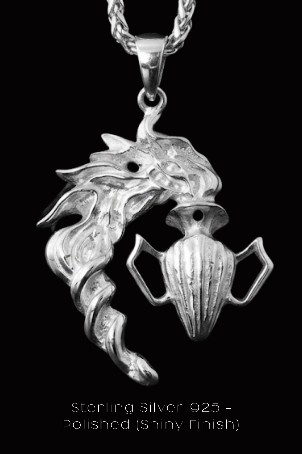 Aquarius Zodiac Necklace – Symbol of Creativity, Freedom & Originality | Meaningful Gift in Sterling Silver, Gold Plated, Bronze