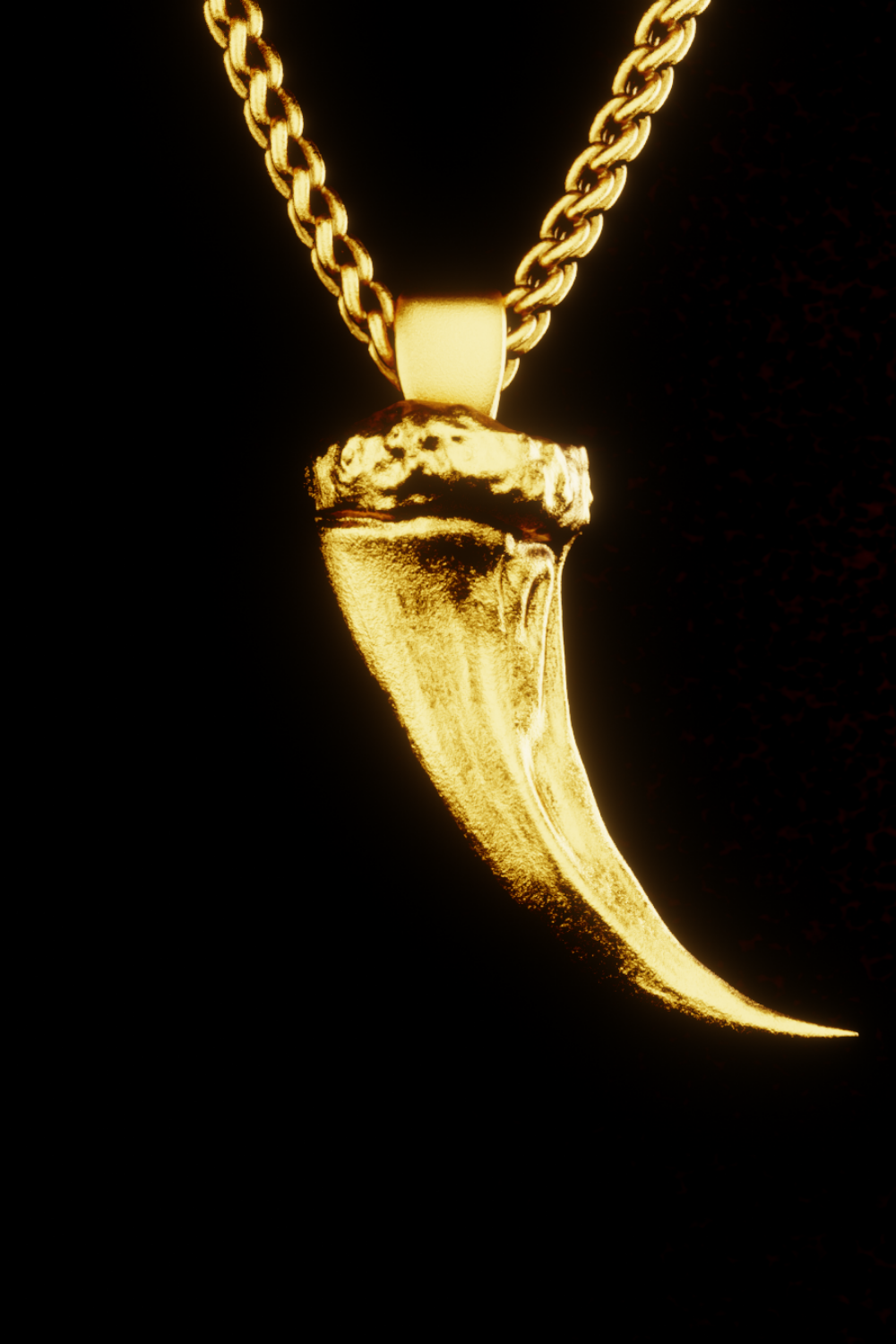 Collar de garra de lobo, tamaño pequeño