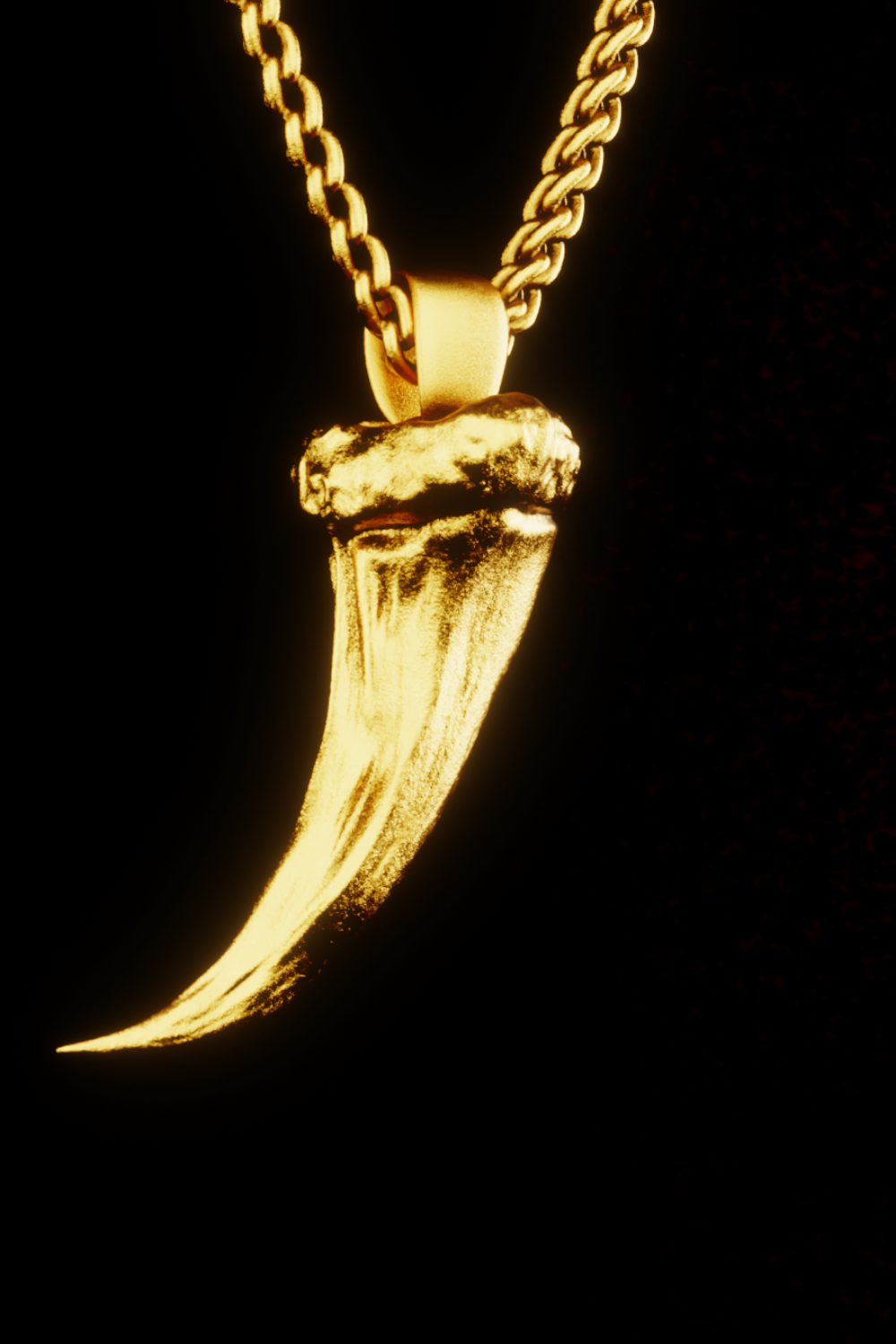 Collar de garra de lobo, tamaño pequeño