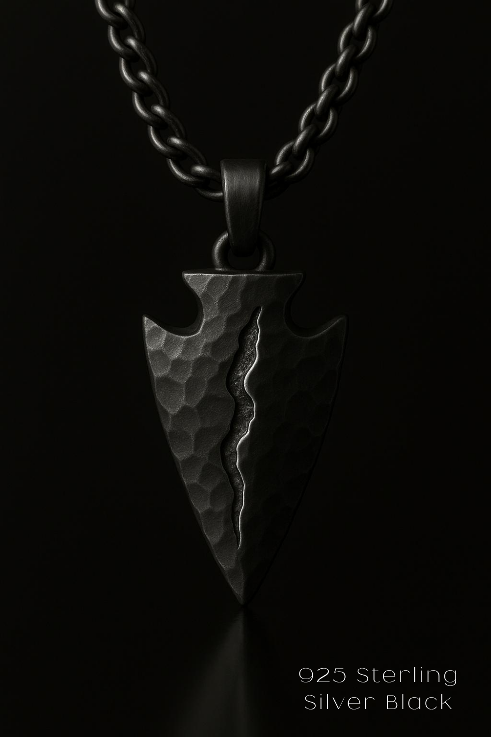 Made to Order: Cracked Arrow Amulet – Symbol of Strength & Resilience | Handmade in 925 Sterling Silver, Bronze & 24K Gold Plated