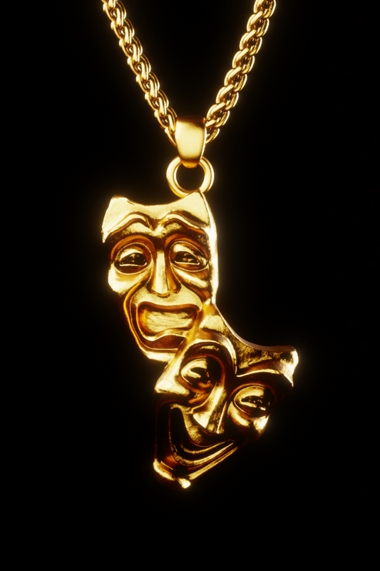 Collar de máscara de teatro