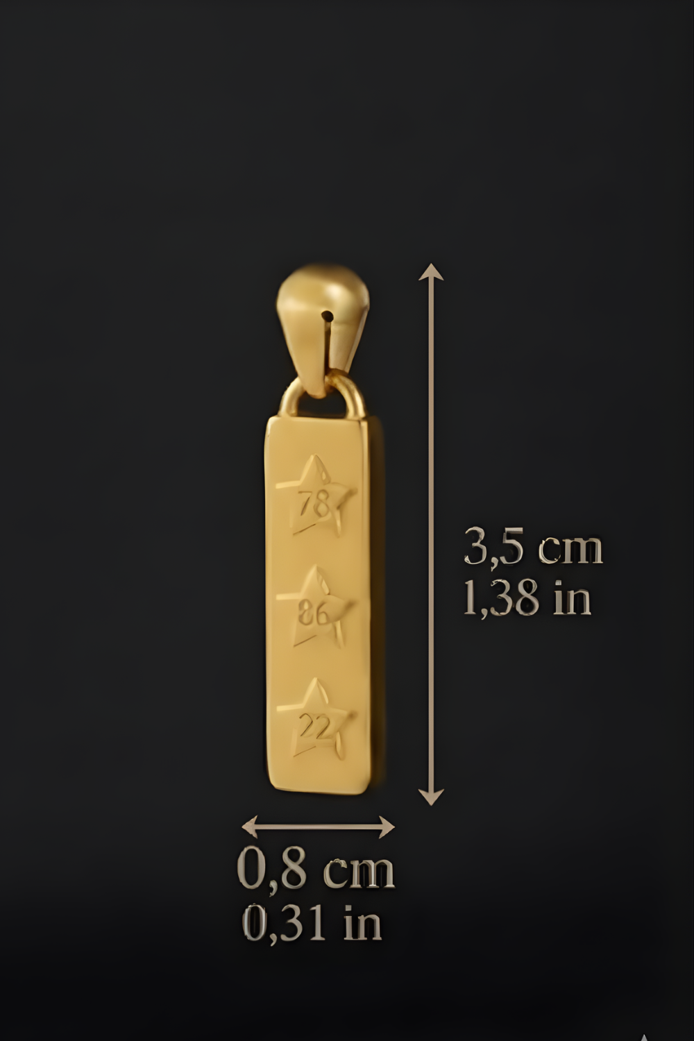 Argentina World Cup Necklace | Symbol of Team Spirit & Victory | Handmade in 925 Sterling Silver, 24K Gold Plated, Copper