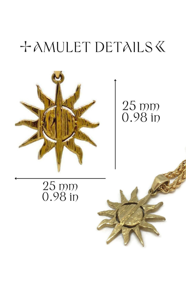 Sun Necklace | Handmade in 18k Gold | Symbol of Vitality, Light & Renewal