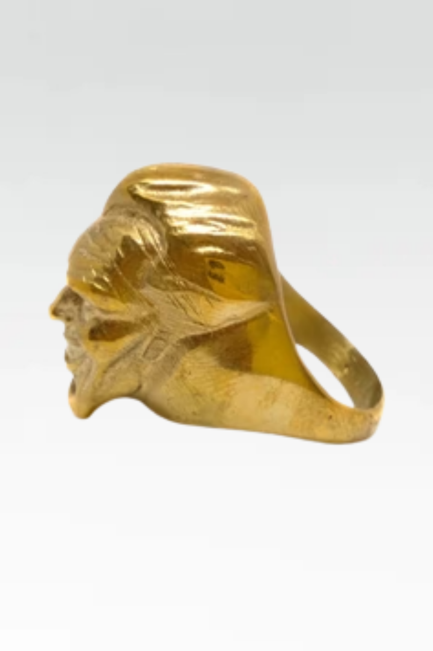 Anillo alienígena, anillo personalizable, bronce, plata esterlina, 24k dorado chapado, anillo ovni, anillo espacial