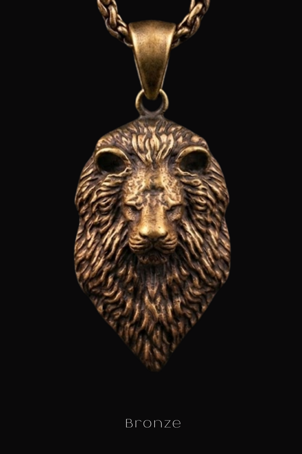 Collar de Leo Pequeño | Símbolo de Liderazgo Valiente | Hecho a mano en Plata 925, Baño de Oro de 24K, Cobre