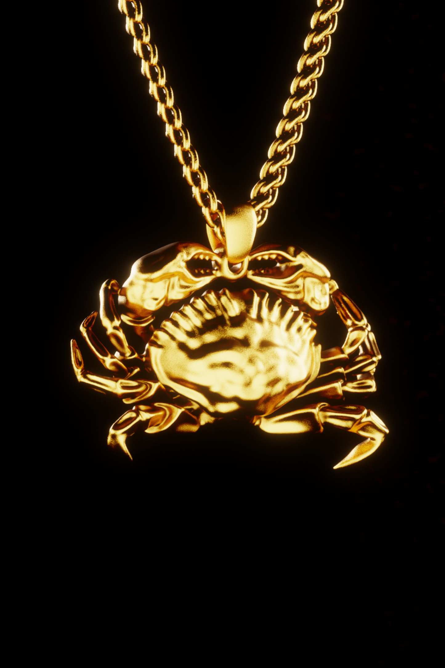 Collar del signo del zodíaco cáncer 