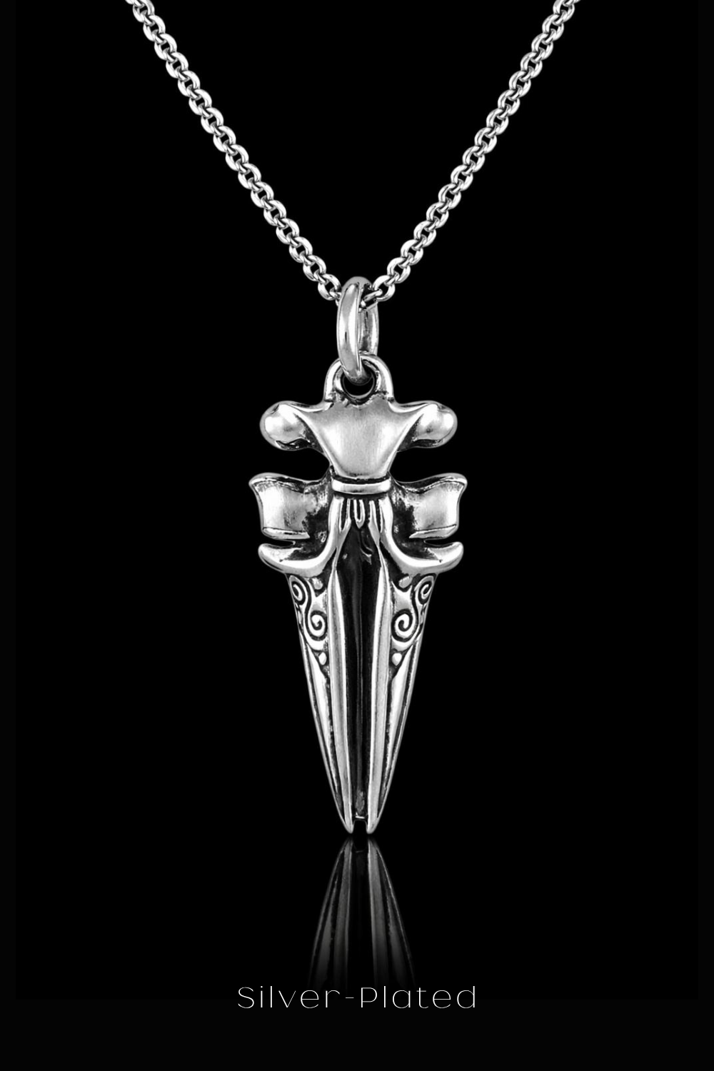 Collar Cabeza de Cuervo | Símbolo de Sabiduría, Transformación y Misterio | Hecho a mano en Plata 925, Baño de Oro 24K, Bronce