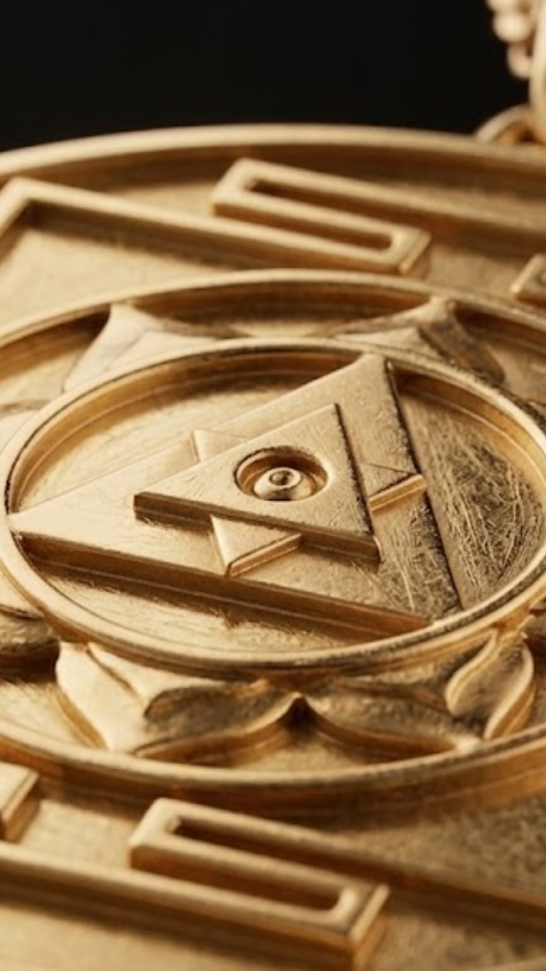 Ganesha Yantra Necklace | Handmade  in 18K Gold | Amulet of Wisdom & Protection