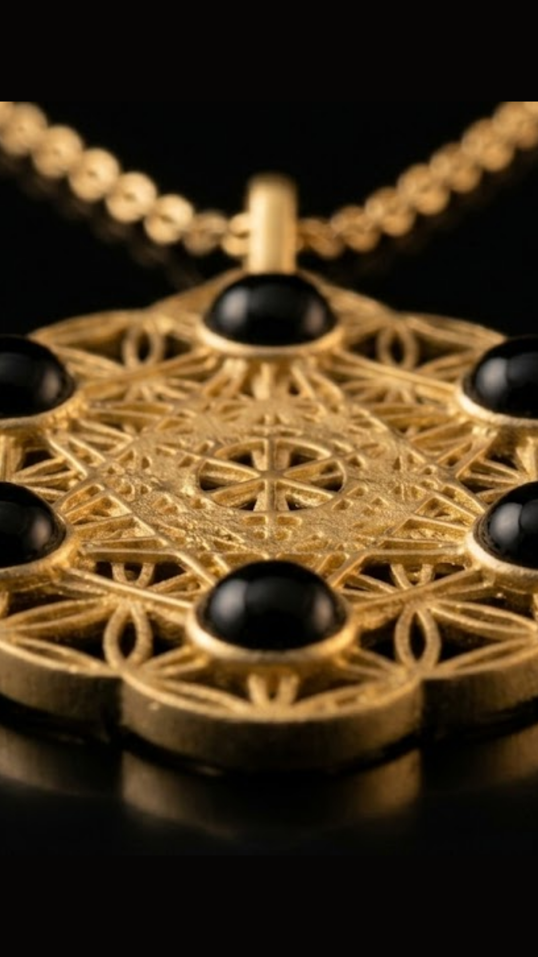 Collar Metatrón | Geometría Sagrada Hecha a Mano | Símbolo de Protección Divina y Expansión Espiritual | Plata de Ley 925, Bañado en Oro de 24K