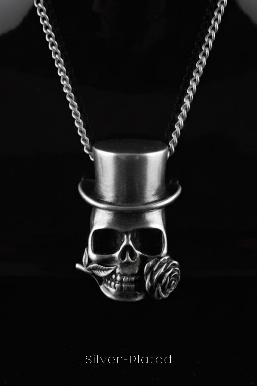 Baron Samedi Necklace – Symbolic Bronze & Silver-Plated Finish | Limited Edition