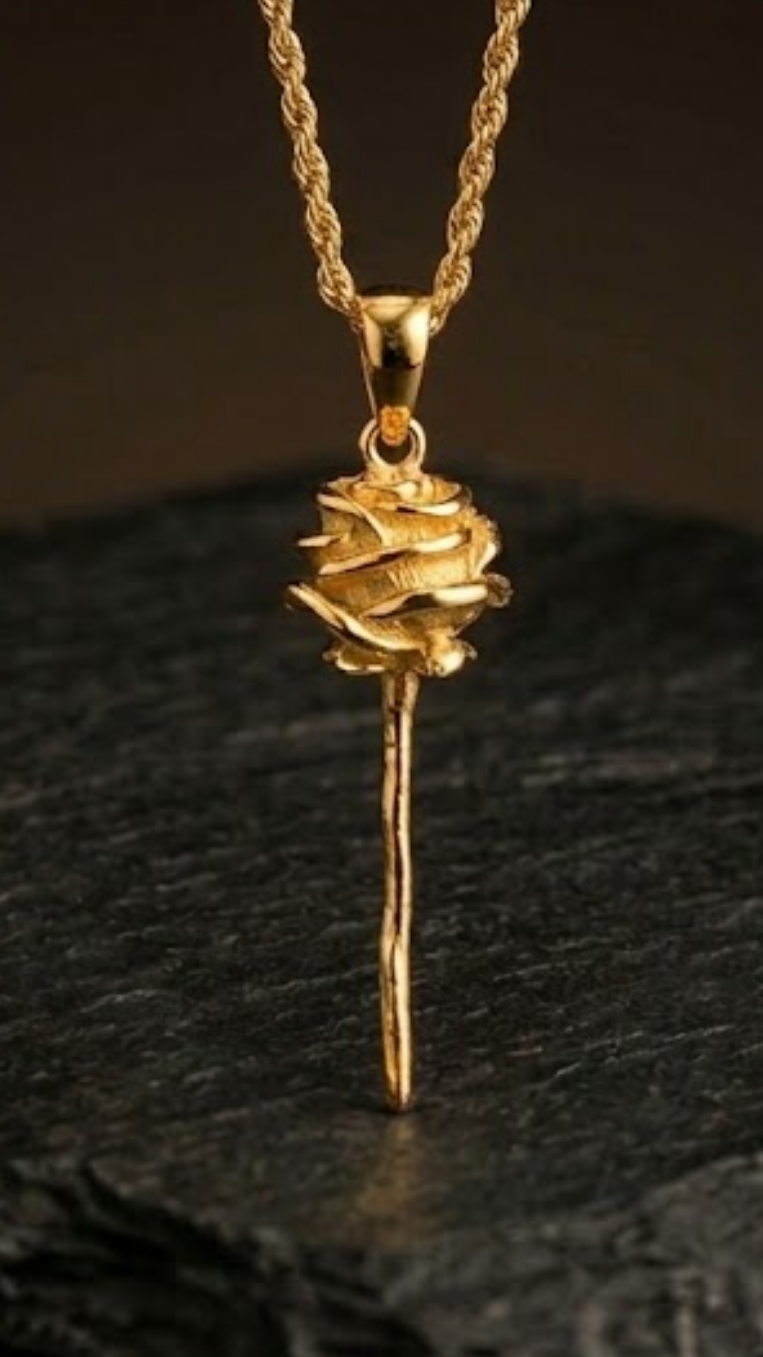 Rose Necklace – Symbol of Love, Beauty & Transformation | 18K Gold