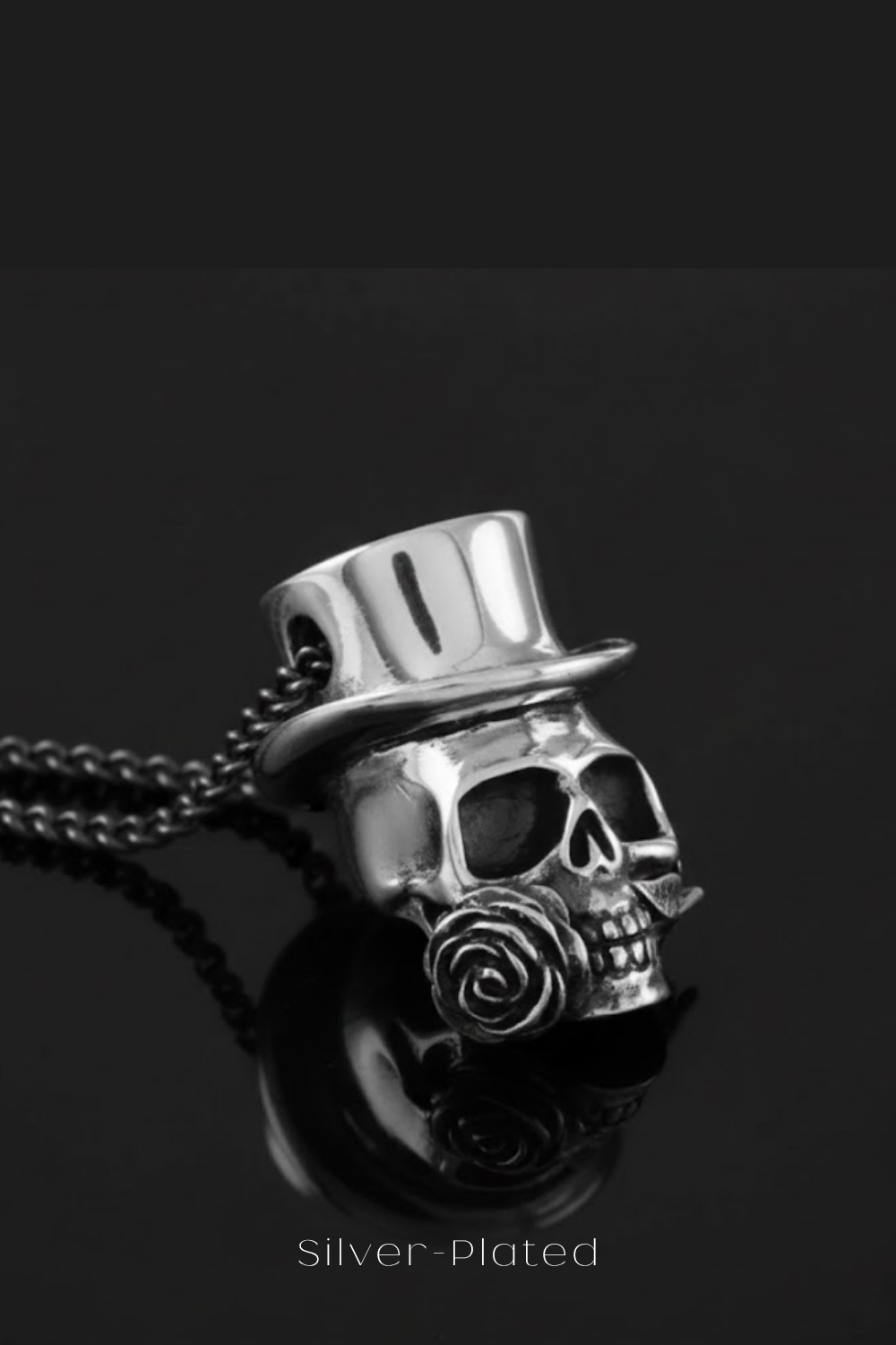 Baron Samedi Necklace – Symbolic Bronze & Silver-Plated Finish | Limited Edition