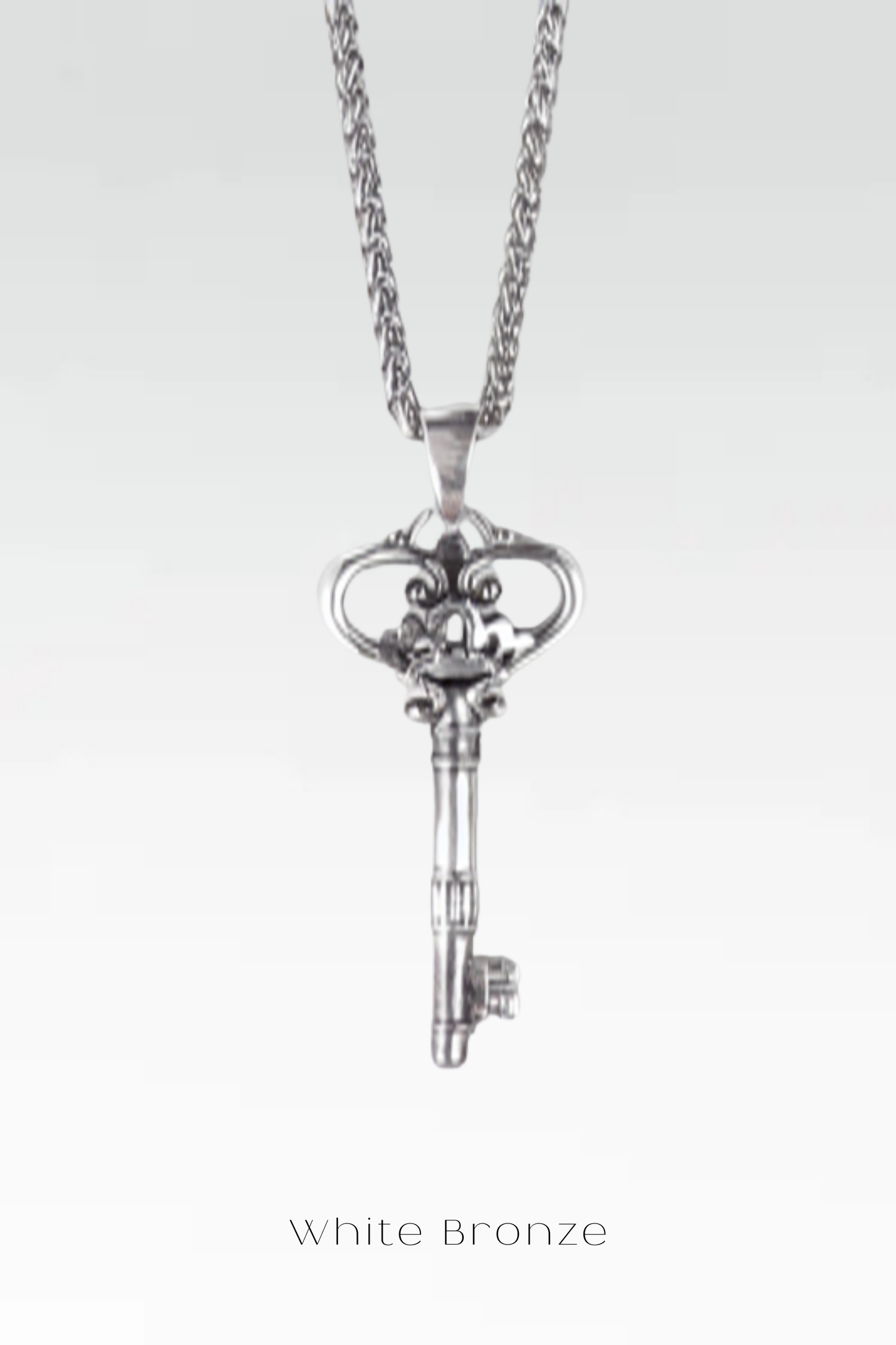 Key Necklace – Handmade Symbolic Pendant in Bronze, Sterling Silver, Copper & 24K Gold Plated | Jewelry of New Beginnings, Unisex Gift