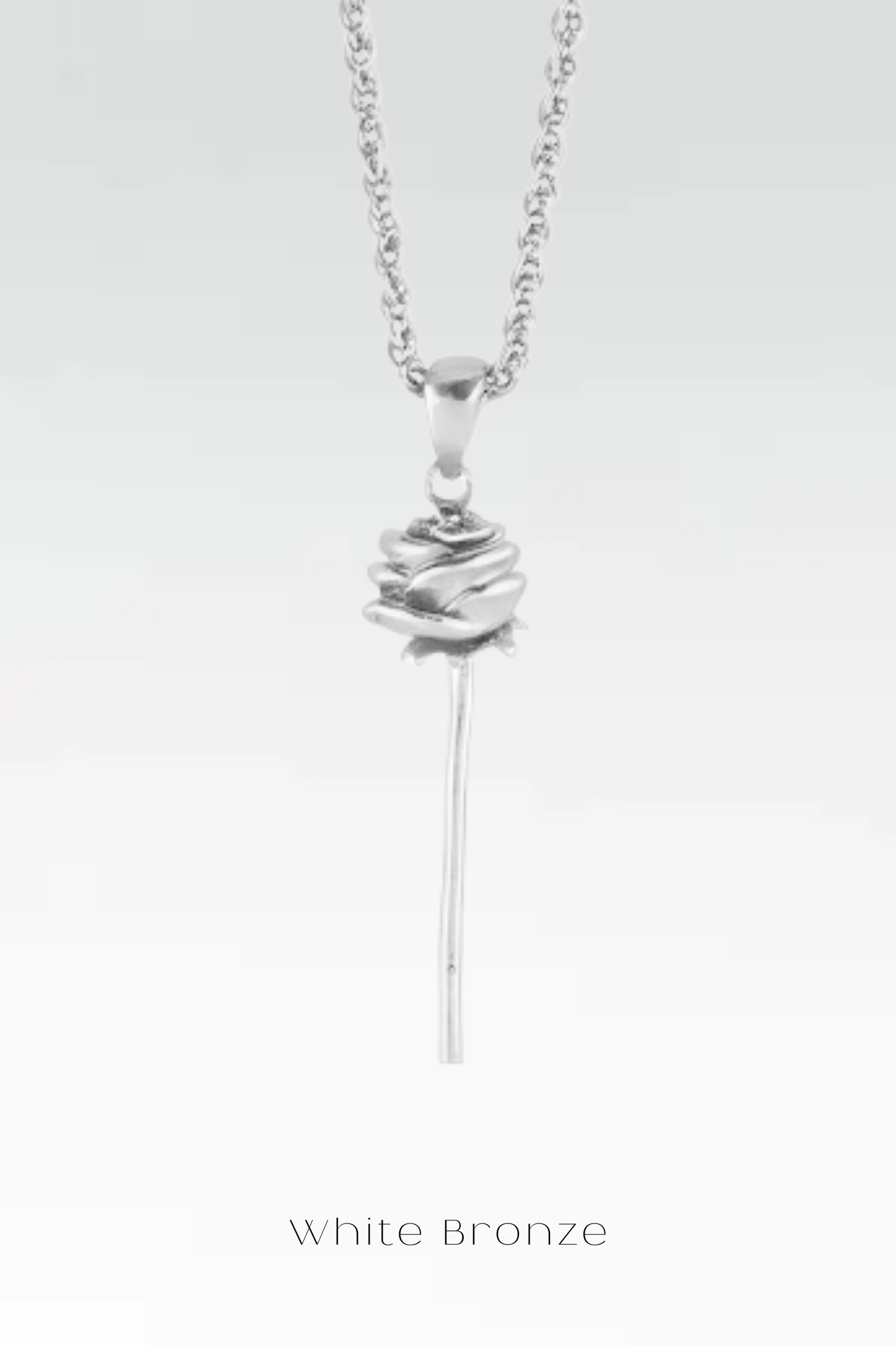 Collar de Rosa – Colgante artesanal en oro de 24 quilates, plata de ley, bronce y cobre | Joyería unisex simbólica, regalo de amor y belleza 