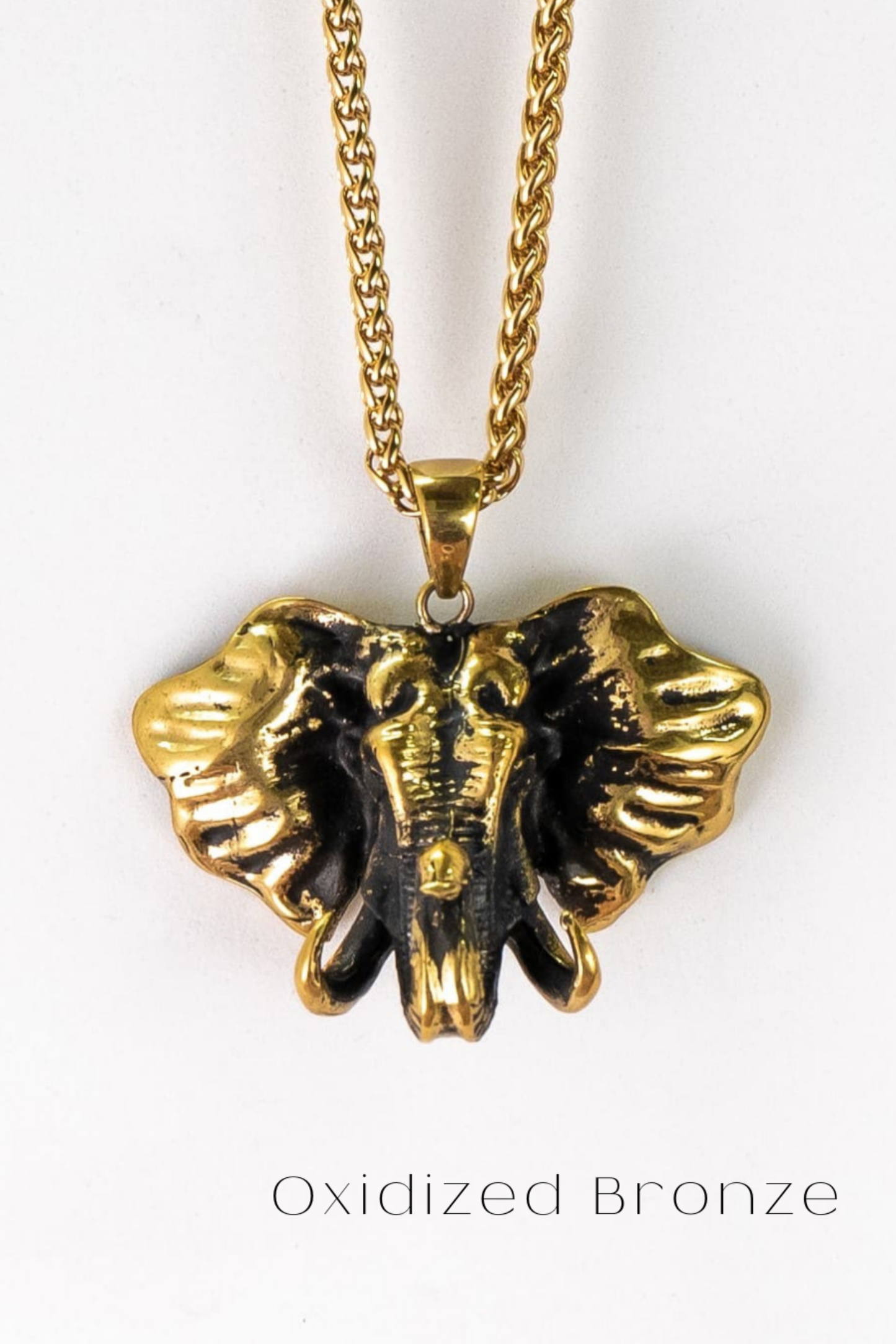 Collar de Ganesha – Colgante hindú hecho a mano en bronce, plata de ley y baño de oro de 24 quilates | Símbolo de sabiduría y prosperidad