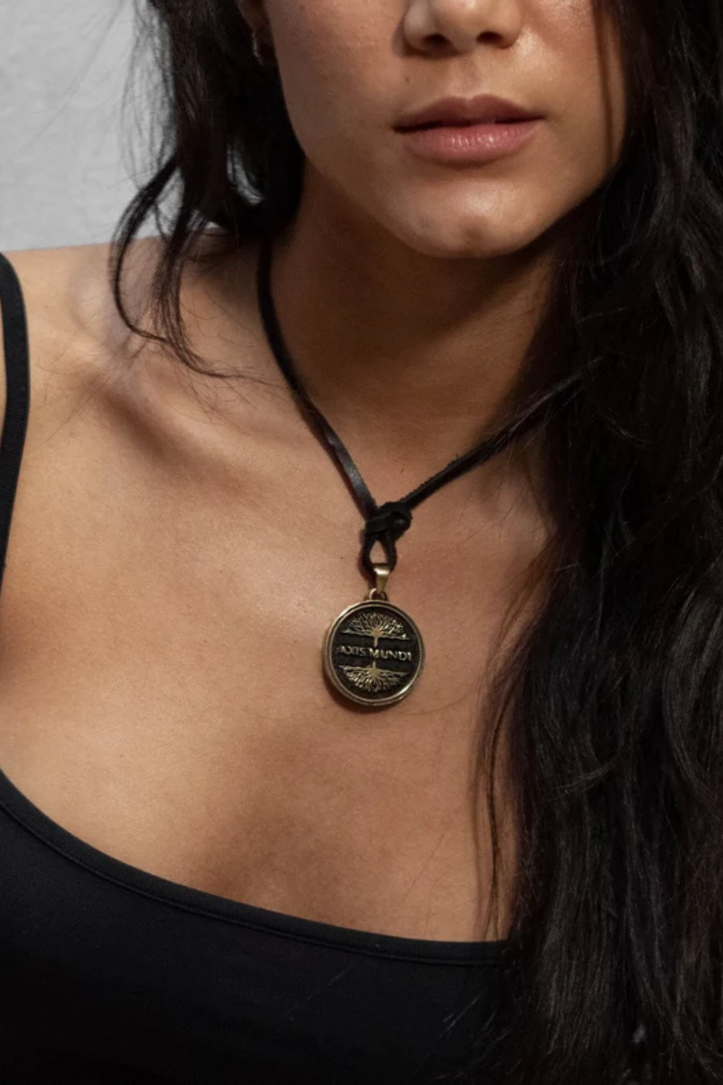 Axis Mundi Necklace | Handmade in 18k Gold | Symbol of Balance & Sacred Connection