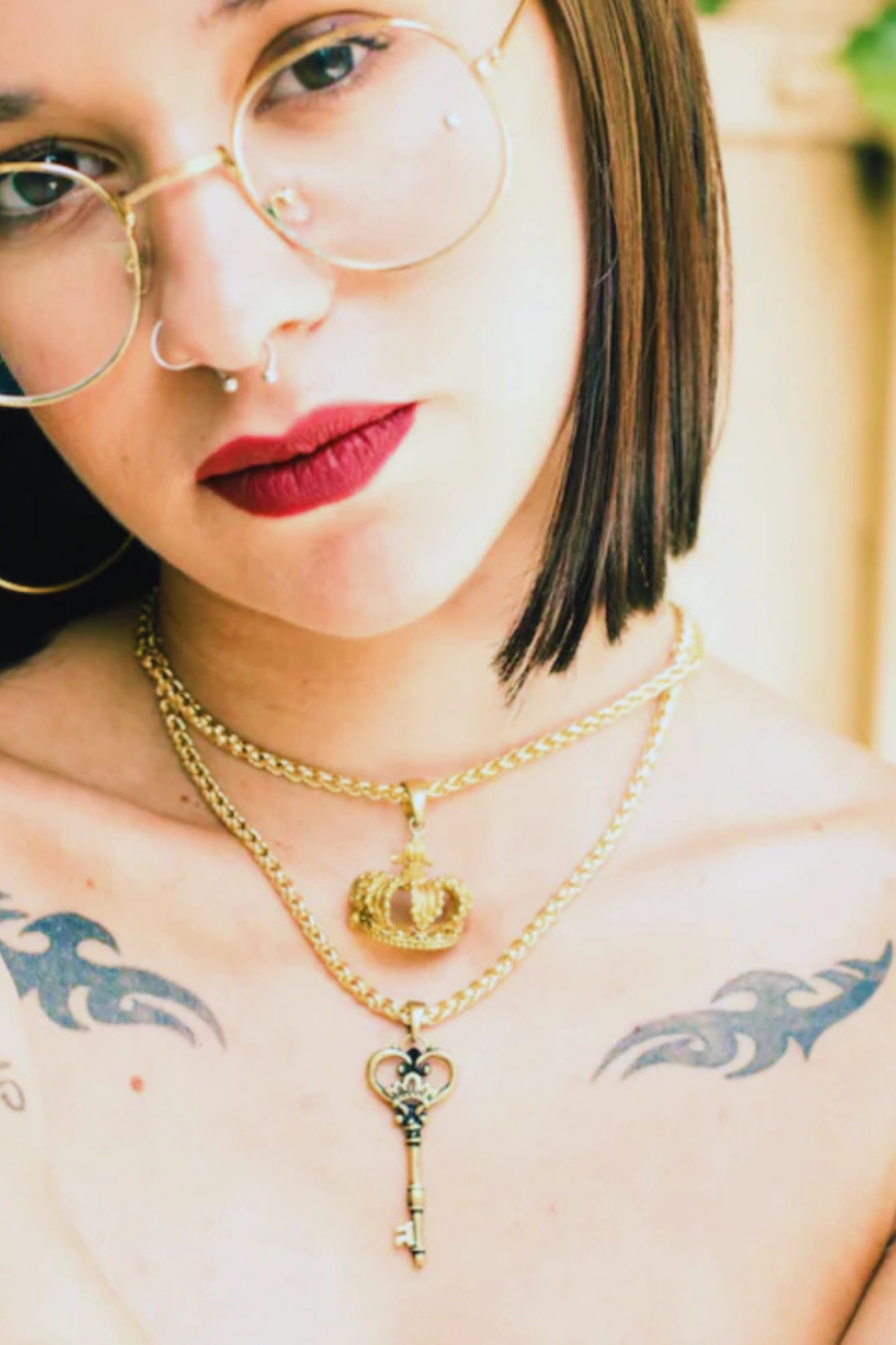 Key Necklace – Handmade Symbolic Pendant in Bronze, Sterling Silver, Copper & 24K Gold Plated | Jewelry of New Beginnings, Unisex Gift