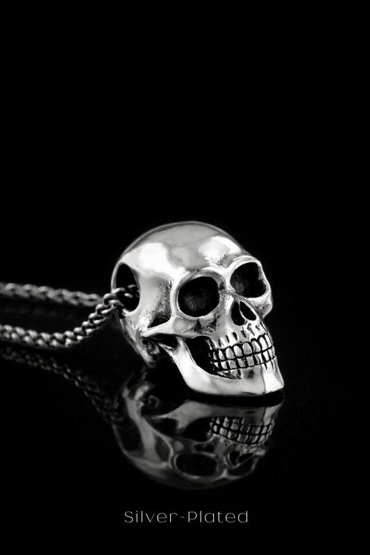 Collar Cabeza de Cuervo | Símbolo de Sabiduría, Transformación y Misterio | Hecho a mano en Plata 925, Baño de Oro 24K, Bronce