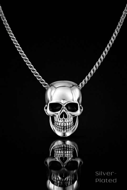 Collar Cabeza de Cuervo | Símbolo de Sabiduría, Transformación y Misterio | Hecho a mano en Plata 925, Baño de Oro 24K, Bronce