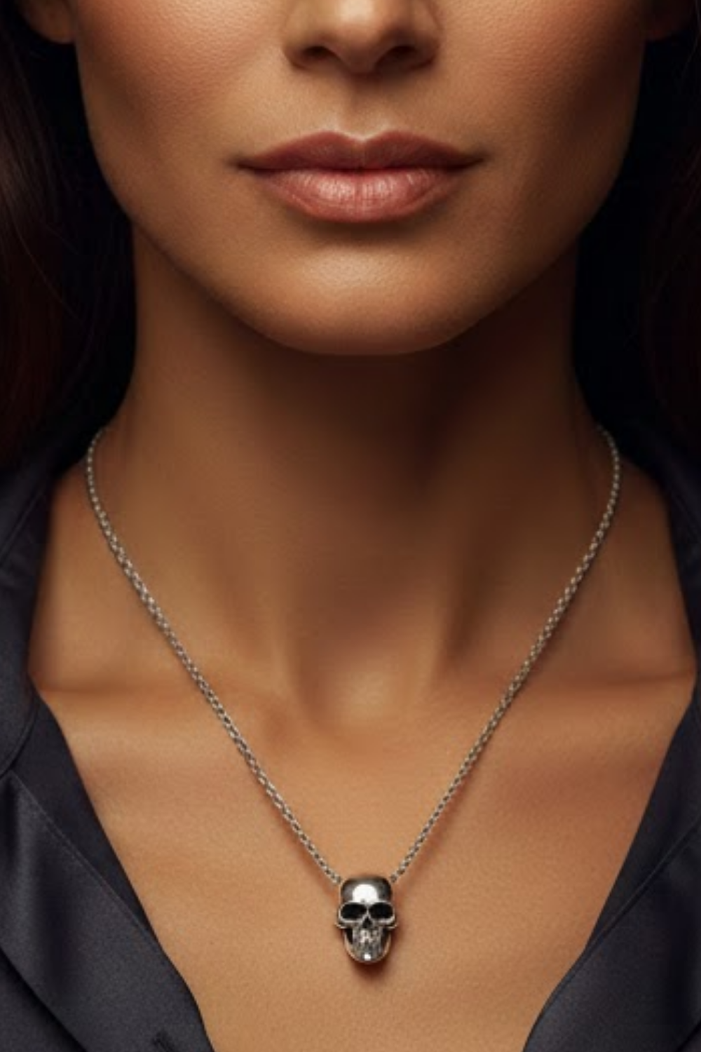 Collar Cabeza de Cuervo | Símbolo de Sabiduría, Transformación y Misterio | Hecho a mano en Plata 925, Baño de Oro 24K, Bronce