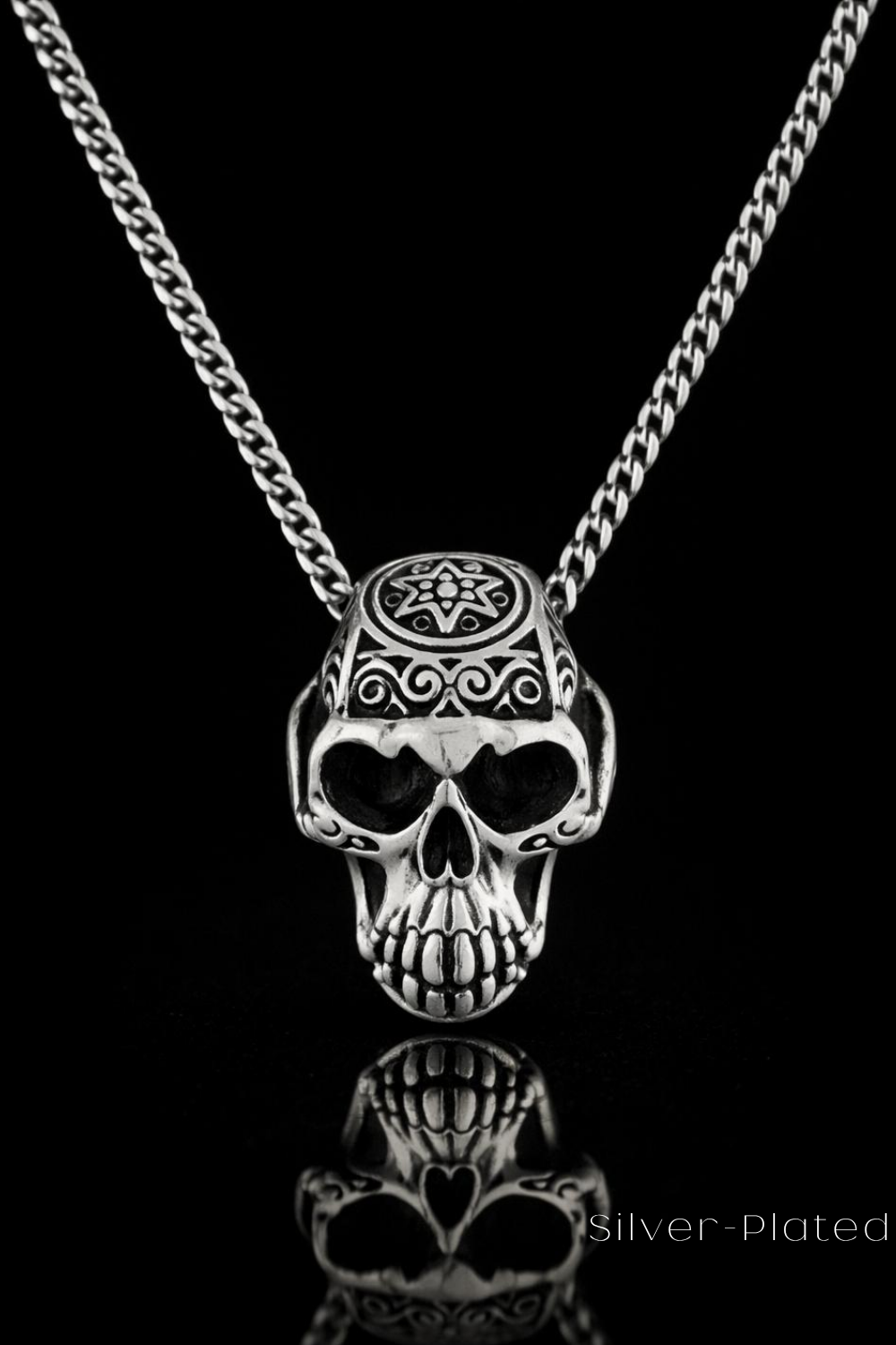 Monkey Skull Necklace – Bronze & Silver-Plated Finish | Limited Edition