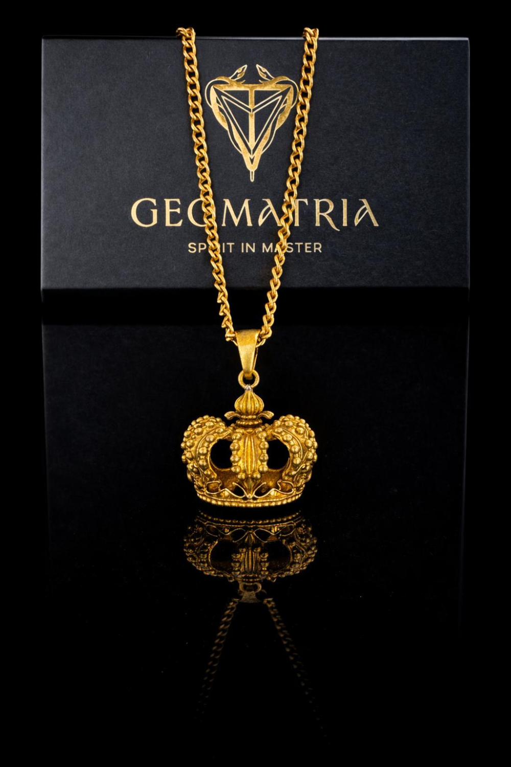 Collar Corona | Símbolo de Realeza, Fortaleza y Amor Propio | Hecho a Mano en Plata de Ley 925, Baño de Oro 24K, Bronce
