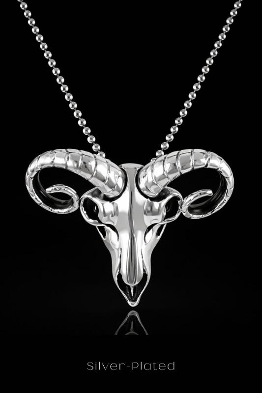 Collar Cabeza de Cuervo | Símbolo de Sabiduría, Transformación y Misterio | Hecho a mano en Plata 925, Baño de Oro 24K, Bronce