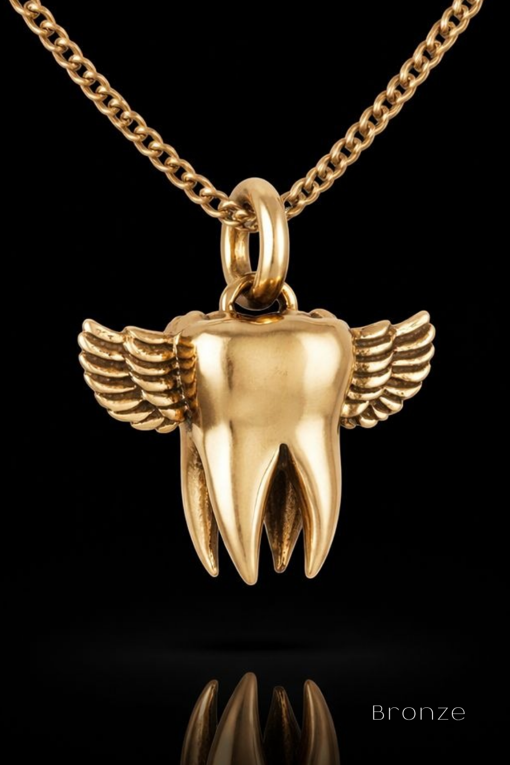 Collar Cabeza de Cuervo | Símbolo de Sabiduría, Transformación y Misterio | Hecho a mano en Plata 925, Baño de Oro 24K, Bronce