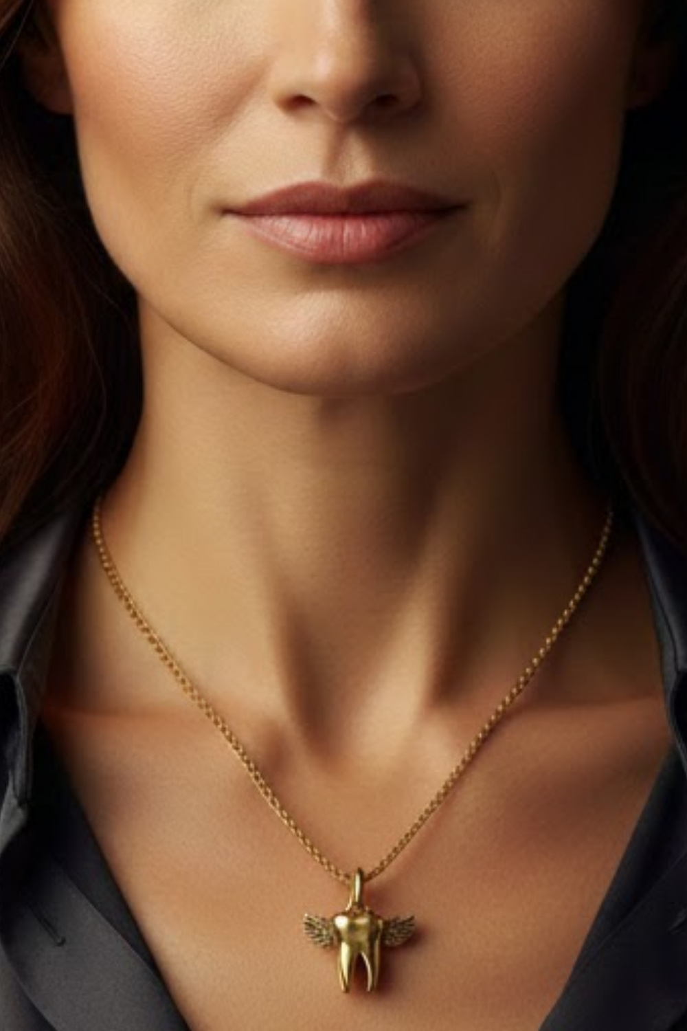 Collar Cabeza de Cuervo | Símbolo de Sabiduría, Transformación y Misterio | Hecho a mano en Plata 925, Baño de Oro 24K, Bronce
