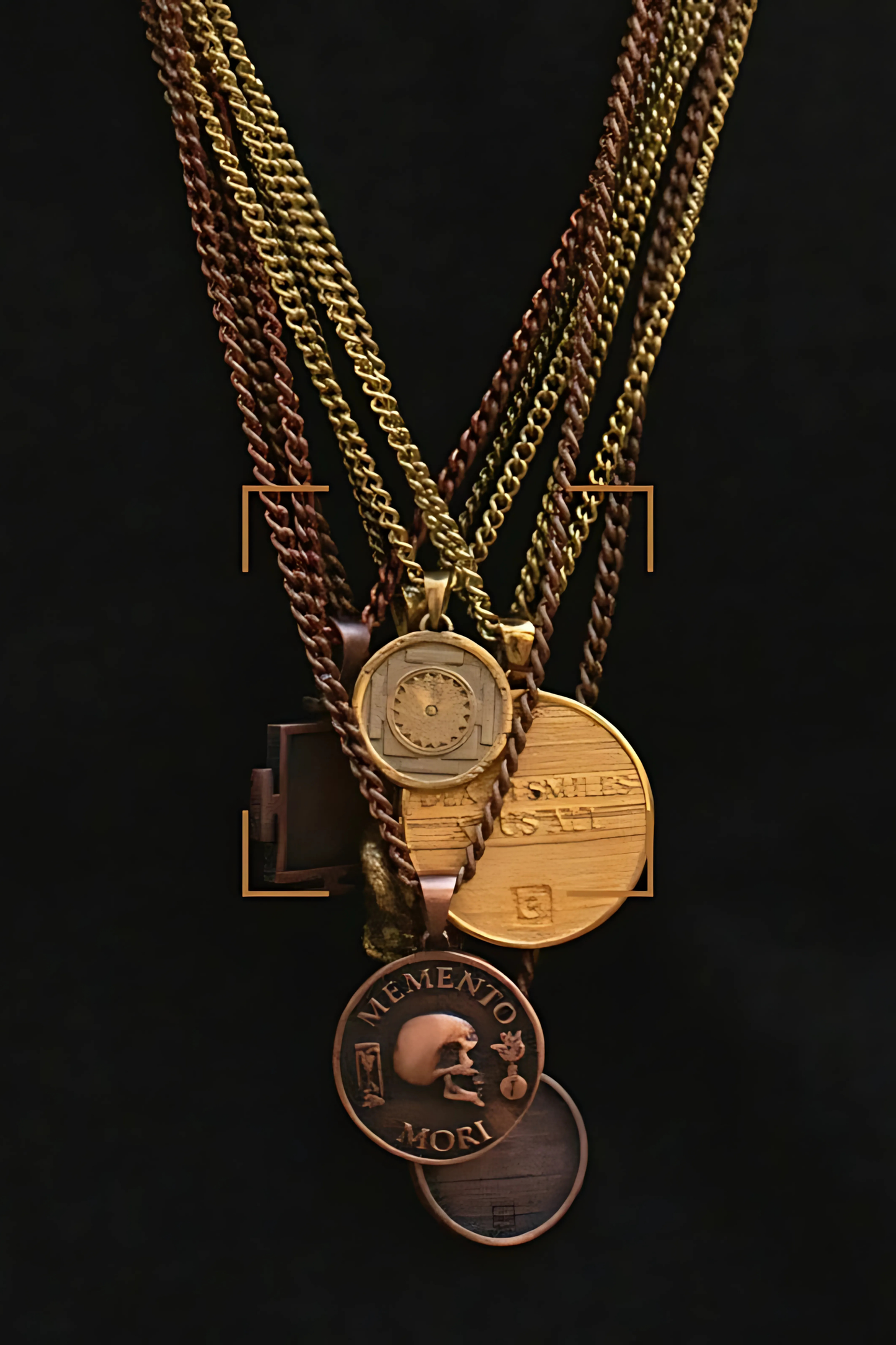 Collar Shiva Yantra, collar personalizable, bronce, plata esterlina, collar de oro de 24 km, collar de mandala, tamaño pequeño