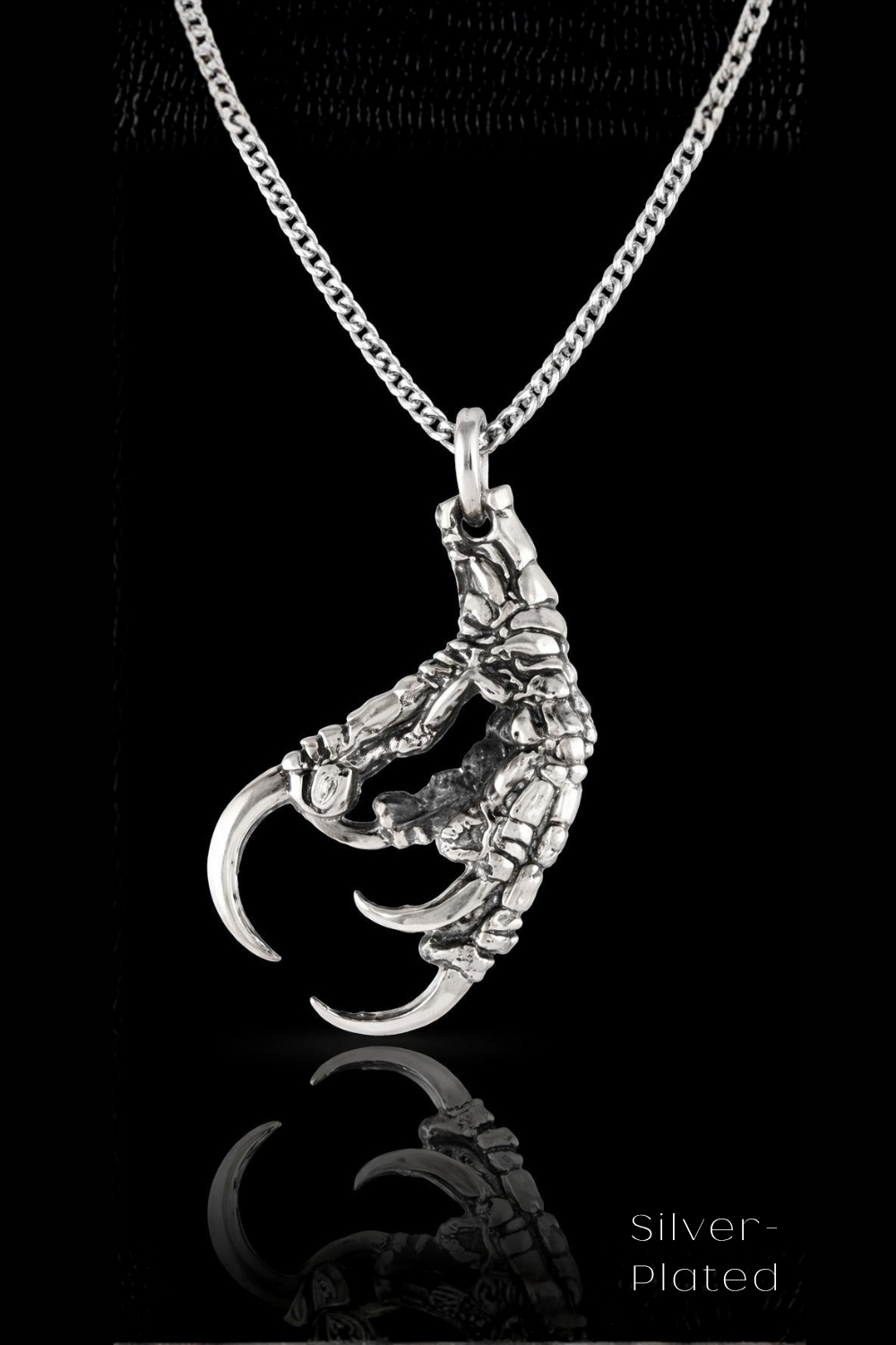 Collar Cabeza de Cuervo | Símbolo de Sabiduría, Transformación y Misterio | Hecho a mano en Plata 925, Baño de Oro 24K, Bronce