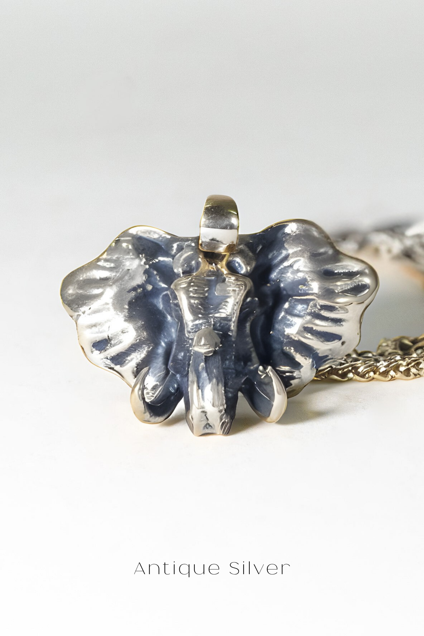 Collar de Ganesha – Colgante hindú hecho a mano en bronce, plata de ley y baño de oro de 24 quilates | Símbolo de sabiduría y prosperidad