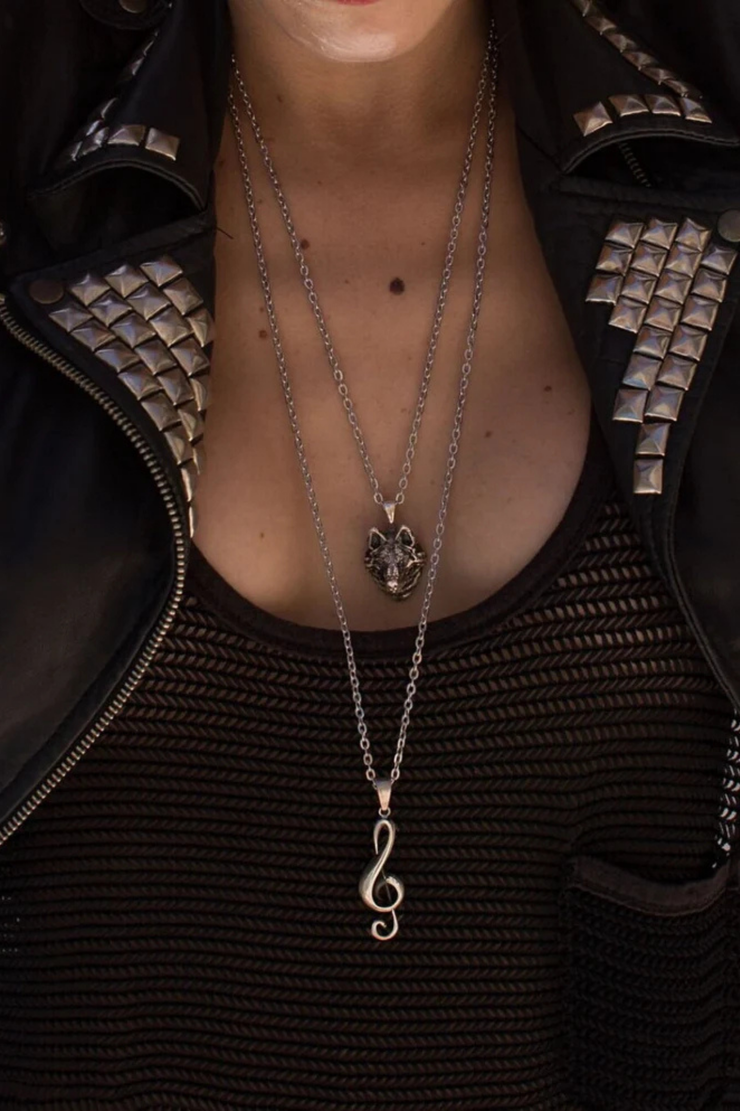 Treble Clef Necklace in 18k Gold | Handmade Musical Pendant, Unique Jewelry Gift for Music Lovers