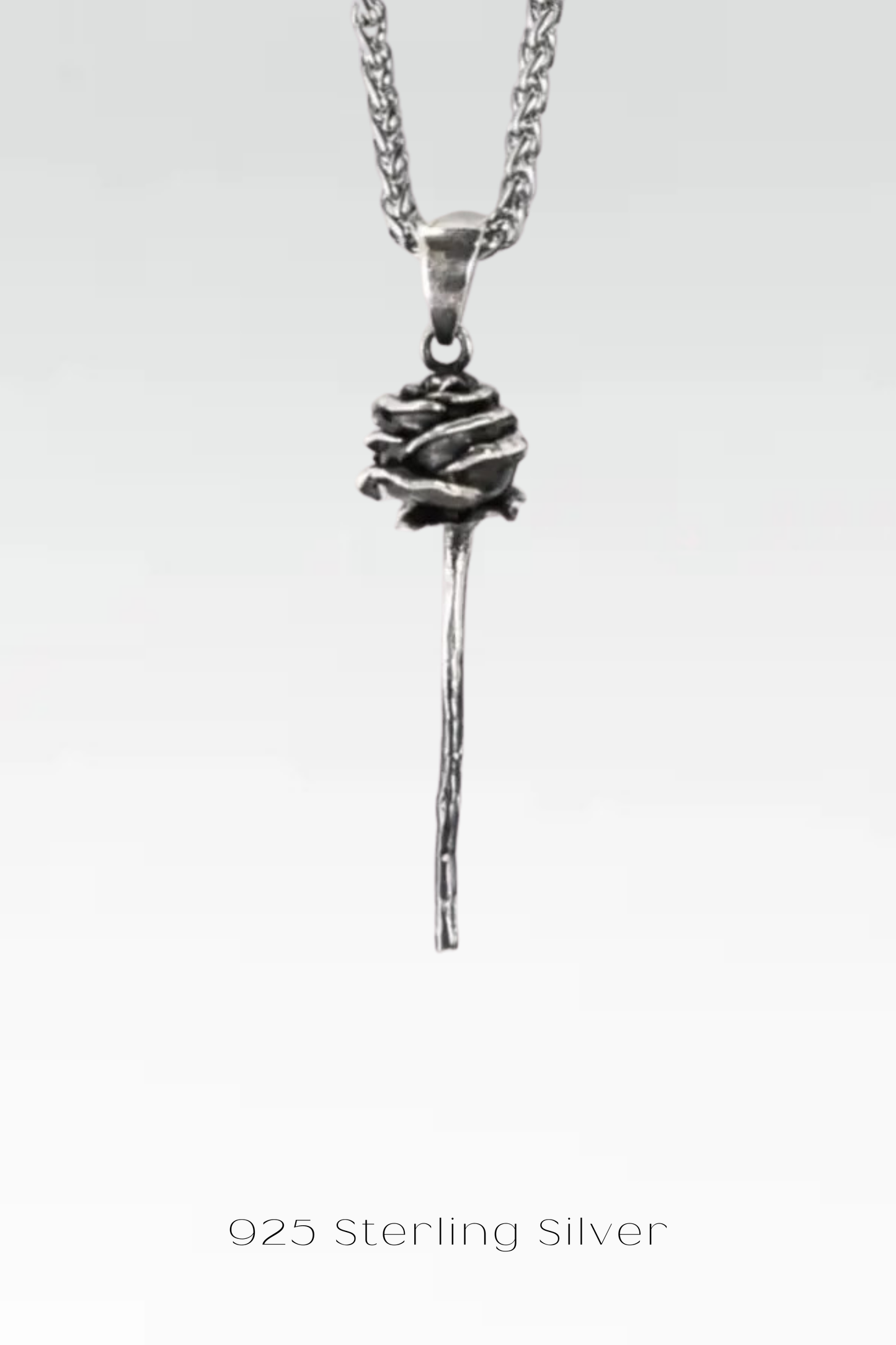 Collar de Rosa – Colgante artesanal en oro de 24 quilates, plata de ley, bronce y cobre | Joyería unisex simbólica, regalo de amor y belleza 