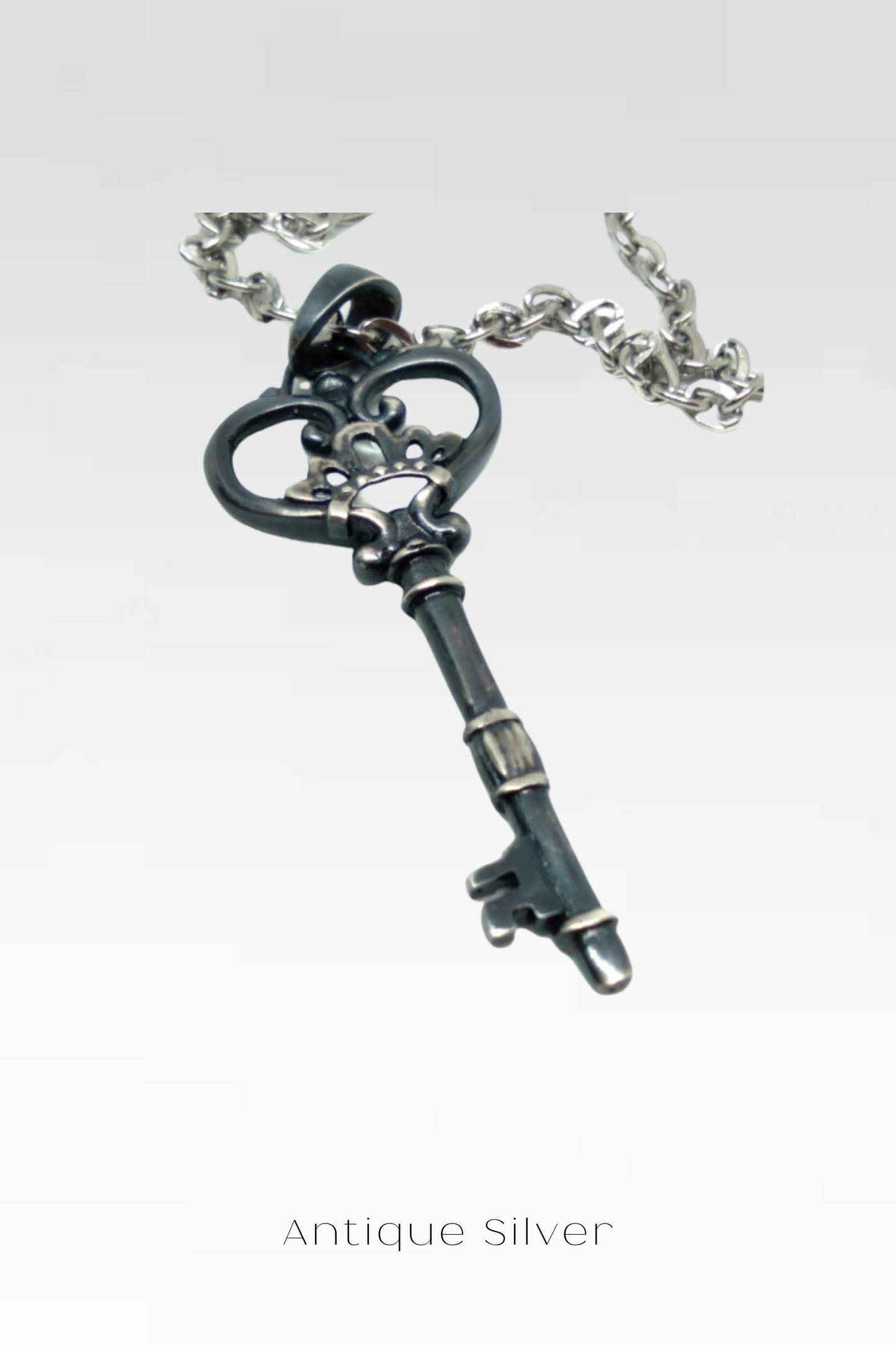 Key Necklace – Handmade Symbolic Pendant in Bronze, Sterling Silver, Copper & 24K Gold Plated | Jewelry of New Beginnings, Unisex Gift