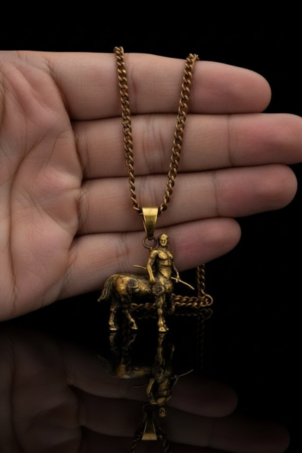 Collar de signo del zodiaco de Sagitario, collar personalizable, bronce, plata esterlina, collar de oro de oro, horóscopo