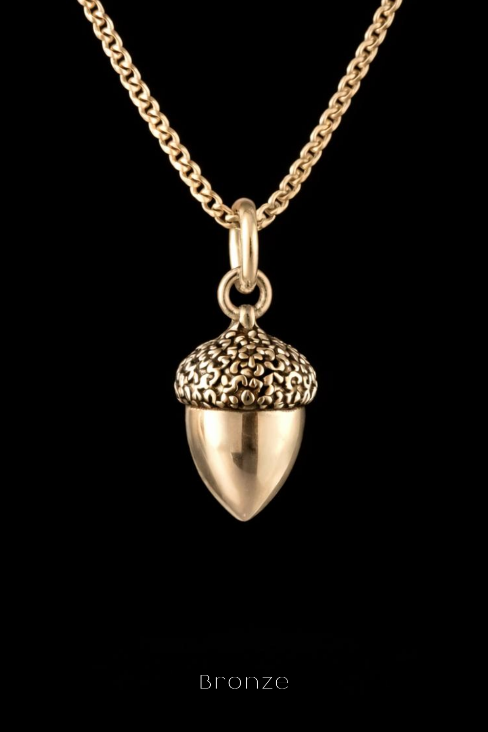 Acorn Necklace – Bronze & Silver-Plated Finish | Limited Edition